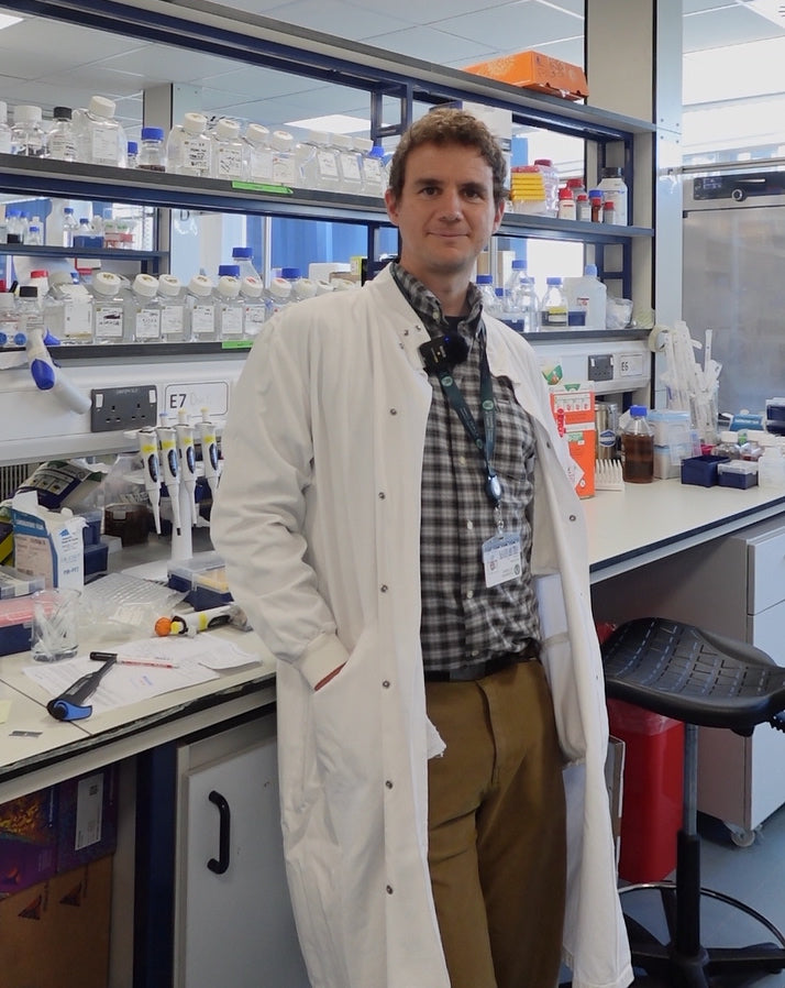 Dr Peter Cook in Lab